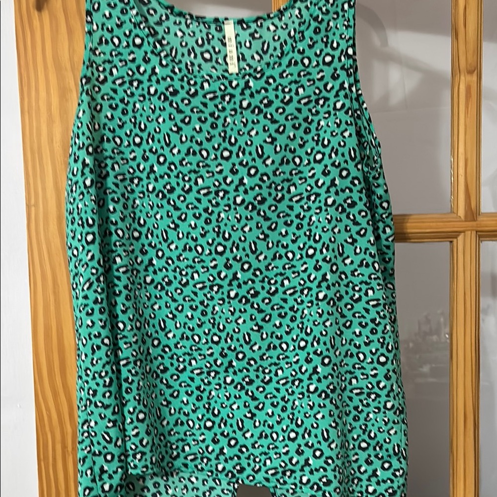 Leopard print blouse